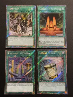 2025 YUGIOH RA04 PLATINUM SECRET RARE INSTANT FUSION NM BONUS SET - Image 1