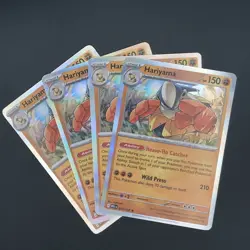 4x Hariyama 073/132 Holo Mega Evolution Pokemon NM Card Playset MEG EN X4 - Image 1