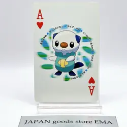 Pokemon Oshawott Playing Cards Poker Black Reshiram Nintendo Japanese Japan Rare - Image 1