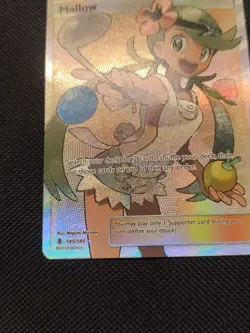 Pokemon TCG Mallow Guardians Rising Holo Full Art Ultra Rare Card 145/145 - Image 5