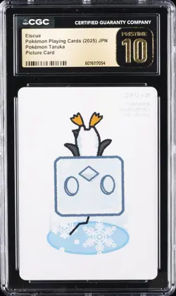2025 POKEMON PLAYING CARDS EISCUE CGC 10 PRISTINE - Image 1
