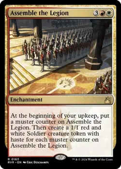 Assemble the Legion -Foil Near Mint MTG Ravnica Remastered - Image 1