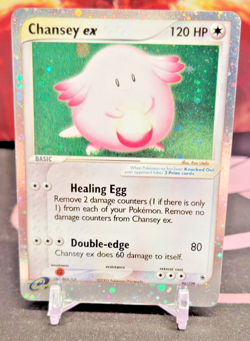 Pokemon Chansey EX TCG Holo Ultra Rare Card Ruby and Sapphire 96/109 - Image 1