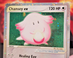 Pokemon Chansey EX TCG Holo Ultra Rare Card Ruby and Sapphire 96/109 - Image 2