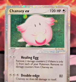 Pokemon Chansey EX TCG Holo Ultra Rare Card Ruby and Sapphire 96/109 - Image 4