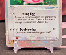Pokemon Chansey EX TCG Holo Ultra Rare Card Ruby and Sapphire 96/109 - Image 5