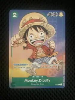 Monkey D Luffy P-037 Promo Card One Piece Card Game Bandai Fest 2024 - Image 1