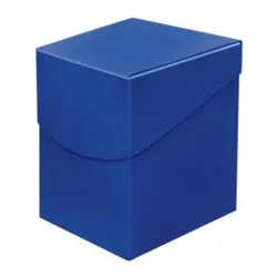 Ultra Pro Eclipse PRO 100 Deck Box Pacific Blue Locking Lid with 1 Card Divider - Image 1