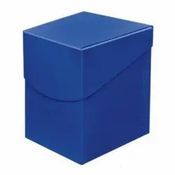Ultra Pro Eclipse PRO 100 Deck Box Pacific Blue Locking Lid with 1 Card Divider - Image 2
