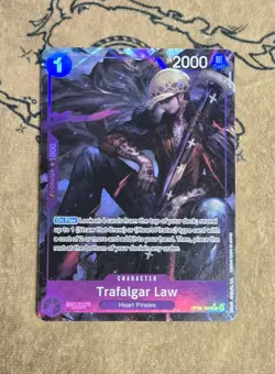 One Piece Card Game Trafalgar Law (Parallel) OP09-069 Rare NM English - Image 1