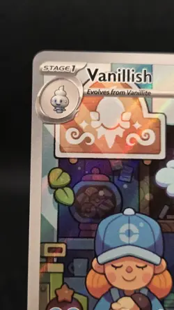 Vanillish 190/182 Holiday 2025 Snowflake Stamp Promo Pokemon TCG Card - Image 4