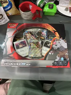 Pokemon Bloodmoon Ursaluna ex Box TCG Trading Card Game New Factory Sealed - Image 1