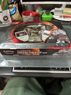 Pokemon Bloodmoon Ursaluna ex Box TCG Trading Card Game New Factory Sealed - Image 2