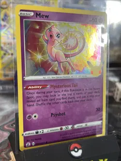 Pokemon Card Mew 011/025 Celebrations Holo Rare 25th anniversary NM+ - Image 2