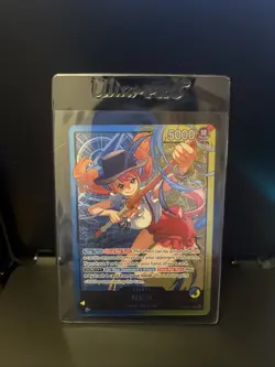 One Piece TCG Nami OP11-041 Learn Together Deck Promo Leader Card English - Image 1