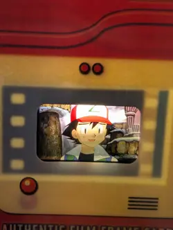 Topps Pokemon The Movie 2000 Ash Ketchum Authentic Film Frame Card PSA 8 NM-MT - Image 1