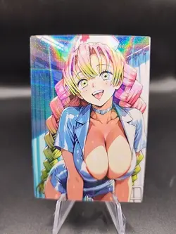 Mitsuri Kanroji Demon Slayer Anime Waifu Card Doujin ACG Goddess Holo - Image 2
