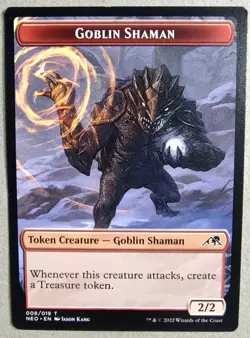 Goblin Shaman - Kamigawa: Neon Dynasty (NEO) #008 - Token Reg - NM - MTG - Fr Sh - Image 1