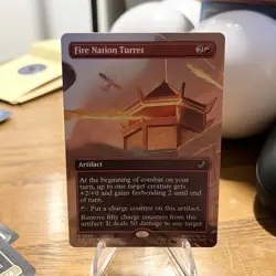 Fire Nation Turret Borderless Avatar: The Last Airbender: Eternal-Legal Rare 64 - Image 1