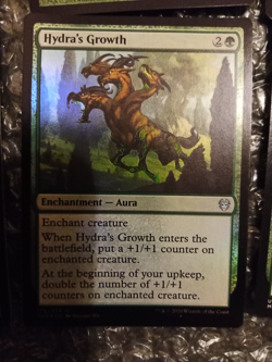 Hydra's Growth FOIL Magic The Gathering Theros Beyond Death Enchantment 172 MTG - Image 1