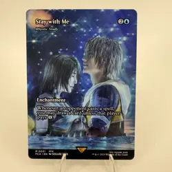 Final Fantasy MTG Magic The Gathering Stay with Me Rhystic Study Non Foil - Image 1