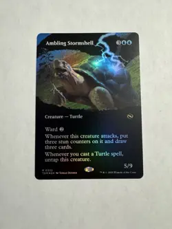Ambling Stormshell (Borderless) Tarkir: Dragonstorm Foil - Image 1