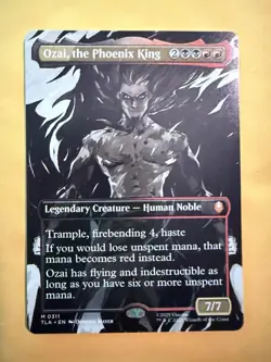 Ozai, the Phoenix King #311 Borderless Avatar: The Last Airbender Near Mint MTG - Image 1