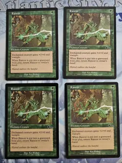 Rancor x 4 - Urza's Legacy - Magic the Gathering - MTG - Light Play - Image 1