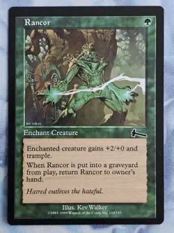 Rancor x 4 - Urza's Legacy - Magic the Gathering - MTG - Light Play - Image 2
