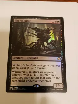 1x FOIL Necroskitter Modern Masters 088/249 MTG NM x1 - Image 1