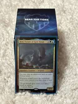 MTG-Reap the Tides-Commander Legends-Commander Deck With Box, Sleeves And EXTRAS - Image 1