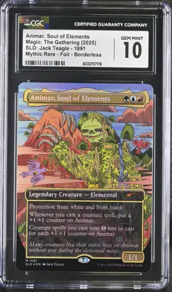 ANIMAR, SOUL OF ELEMENTS Secret Lair Foil Jack Teagle CGC 10 MTG [Nostalgium] - Image 1