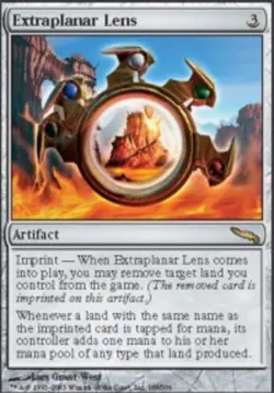 MTG Extraplanar Lens, Light Play, English Mirrodin - Image 1