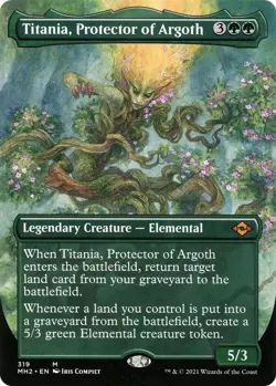 Titania, Protector of Argoth (Borderless) M Modern Horizons 2 319 NM - Image 1