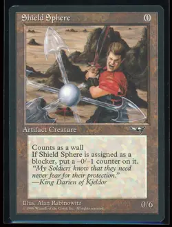 MTG Magic the Gathering Shield Sphere Magic: Alliances 1996 - Image 1