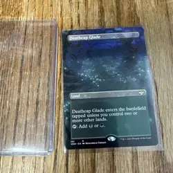 Deathcap Glade Borderless 281 CRIMSON VOW Extras MTG Magic PACK FRESH MINT 🔥 - Image 1