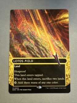 Lotus Field (0023) (Borderless) Edge of Eternities: Stellar Sights Regular NM - Image 1