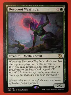 MTG: MOM - DEEPROOT WAYFINDER- NM, #0184 REGULAR, RARE - Image 1