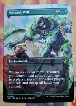 Nature's Will (Anime Borderless) MTG Wilds of Eldraine: Enchanting Tales (NM) - Image 1