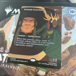 Dockside Extortionist (Borderless) FOIL 28 - MTG AVATAR THE LAST AIRBENDER NM - Image 1