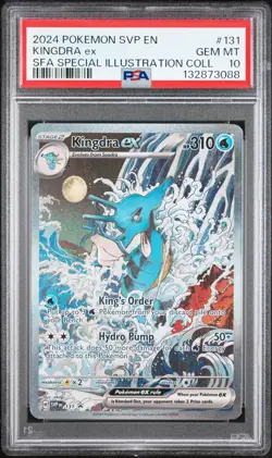 2024 POKEMON SVP PROMO SPECIAL ILLUSTRATION COLLECTION #131 KINGDRA EX PSA 10 - Image 1
