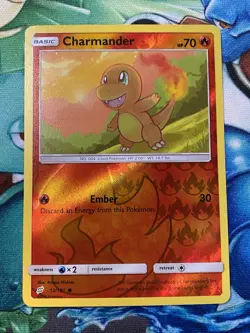 Charmander 12/181 Reverse Holo | Pokemon SM Sun & Moon Team Up NM! - Image 1