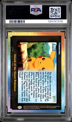 2000 TOPPS POKEMON TV ANIMATION SERIES ISLAND OF THE GIANT POKEMON PSA 10 - Image 2