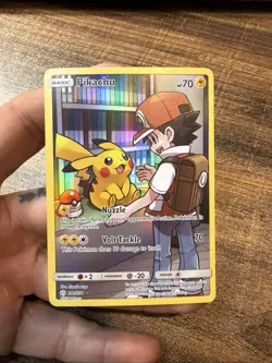 Pokemon Cosmic Eclipse Secret Rare Pikachu 241/236 Full Art Mint - Image 1