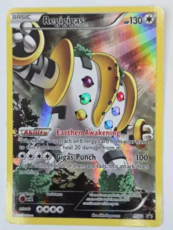 Regigigas Full Art Black Star Promo XY82 XY Holo 2015 Pokemon - Image 1