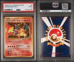 Pokemon PSA 9 Charizard Holo 1996 #006 Base Set Japanese - Image 3