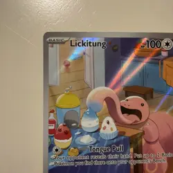 Lickitung Pokemon TCG SV- Temporal Forces 180/162 Illustration Rare NM - Image 2