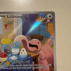 Lickitung Pokemon TCG SV- Temporal Forces 180/162 Illustration Rare NM - Image 3