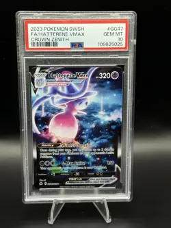2023 POKEMON SWORD & SHIELD CROWN ZENITH #GG47 FULL ART/HATTERENE VMAX PSA 10 - Image 1