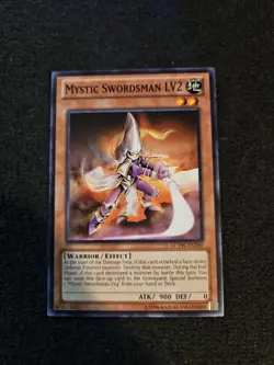 Yugioh Mystic Swordsman LV2 LCYW-EN200 Common Unlimited - Image 1